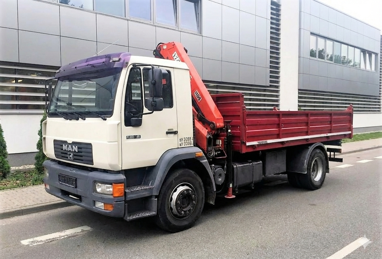 Ciężarówka HDS MAN z HDS